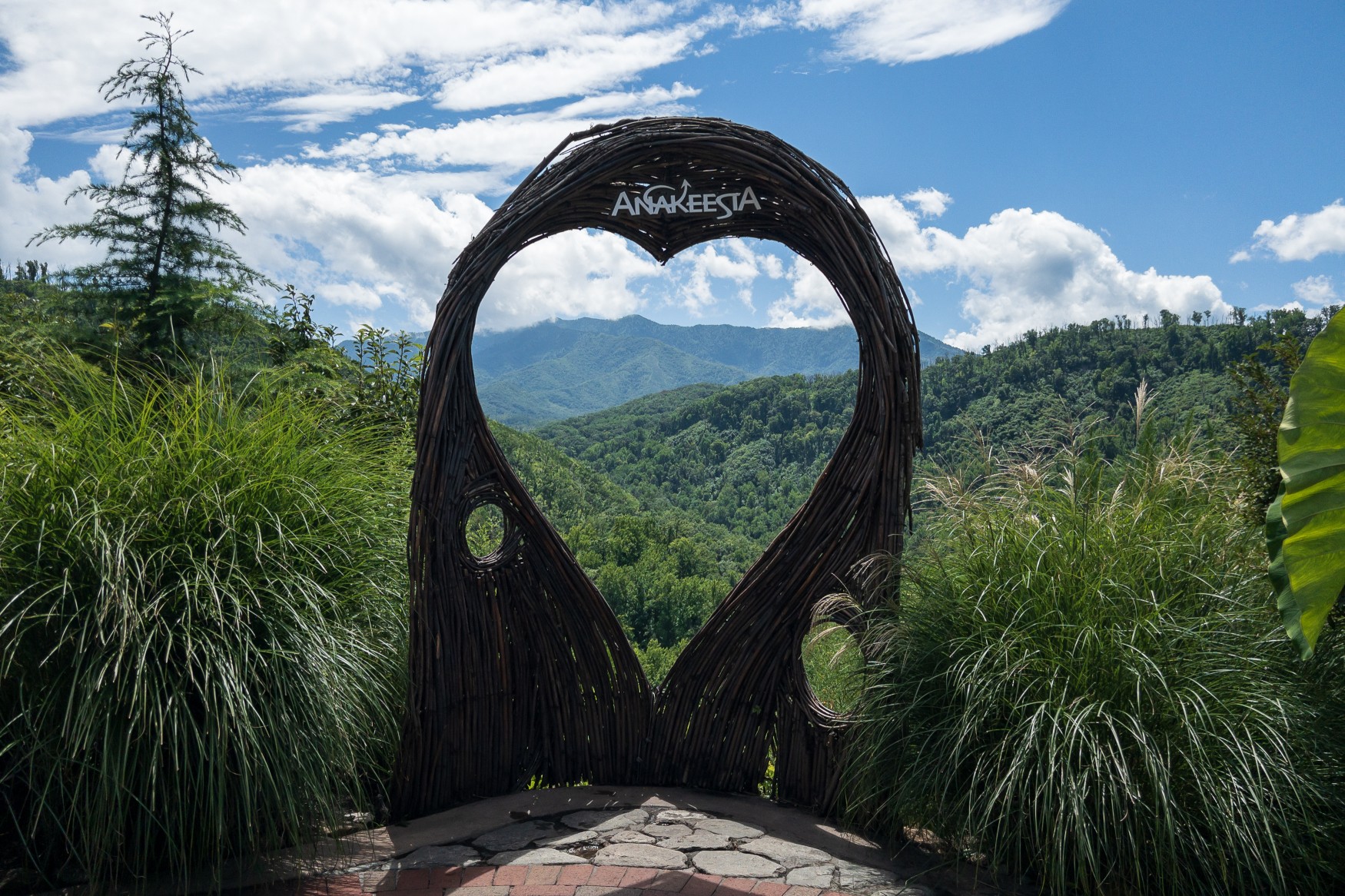 GALTINBURG, TN, USA - AUGUST 3, 2022: Anakeesta is a mountaintop adventure park for all ages that sits in the Smoky Mountains in downtown Gatlinburg and has all kinds of activities to partake in. 
