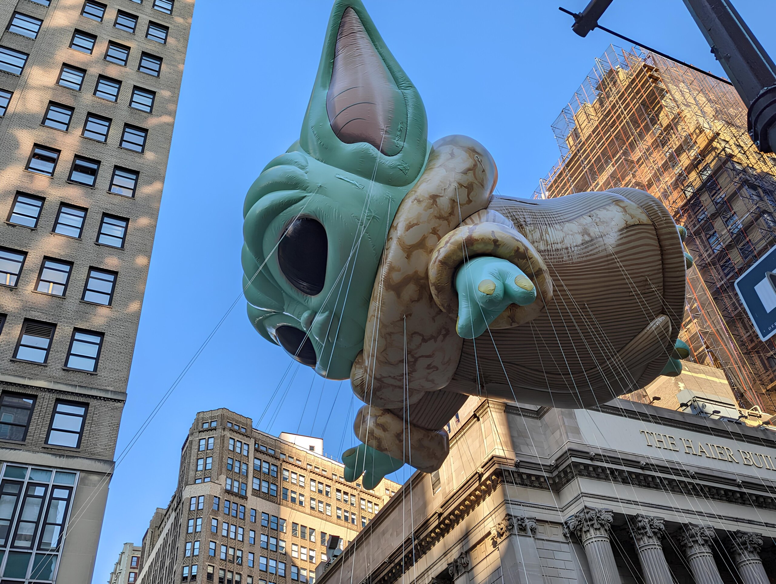 Macy's Thanksgiving Day Parade balloon - Grogu