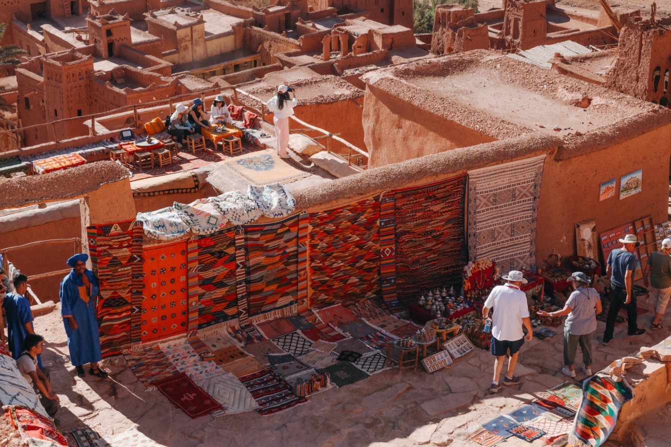 Carpet shop in Ait Ben Haddou.
