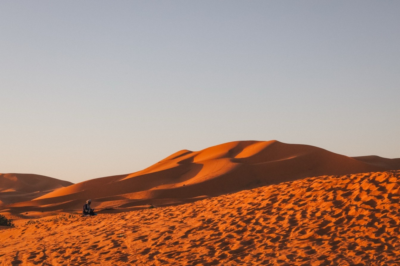Sunrise views from the desert. 
