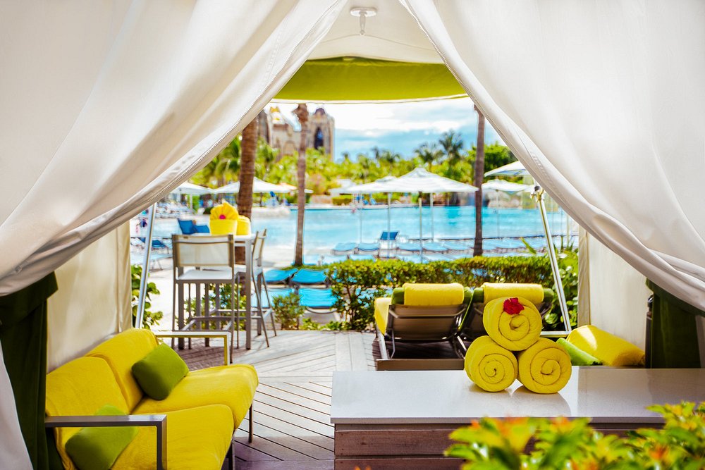 Relax and luxuriate in a Pool Cabana at Atlantis, Royal Towers, Autograph Collection