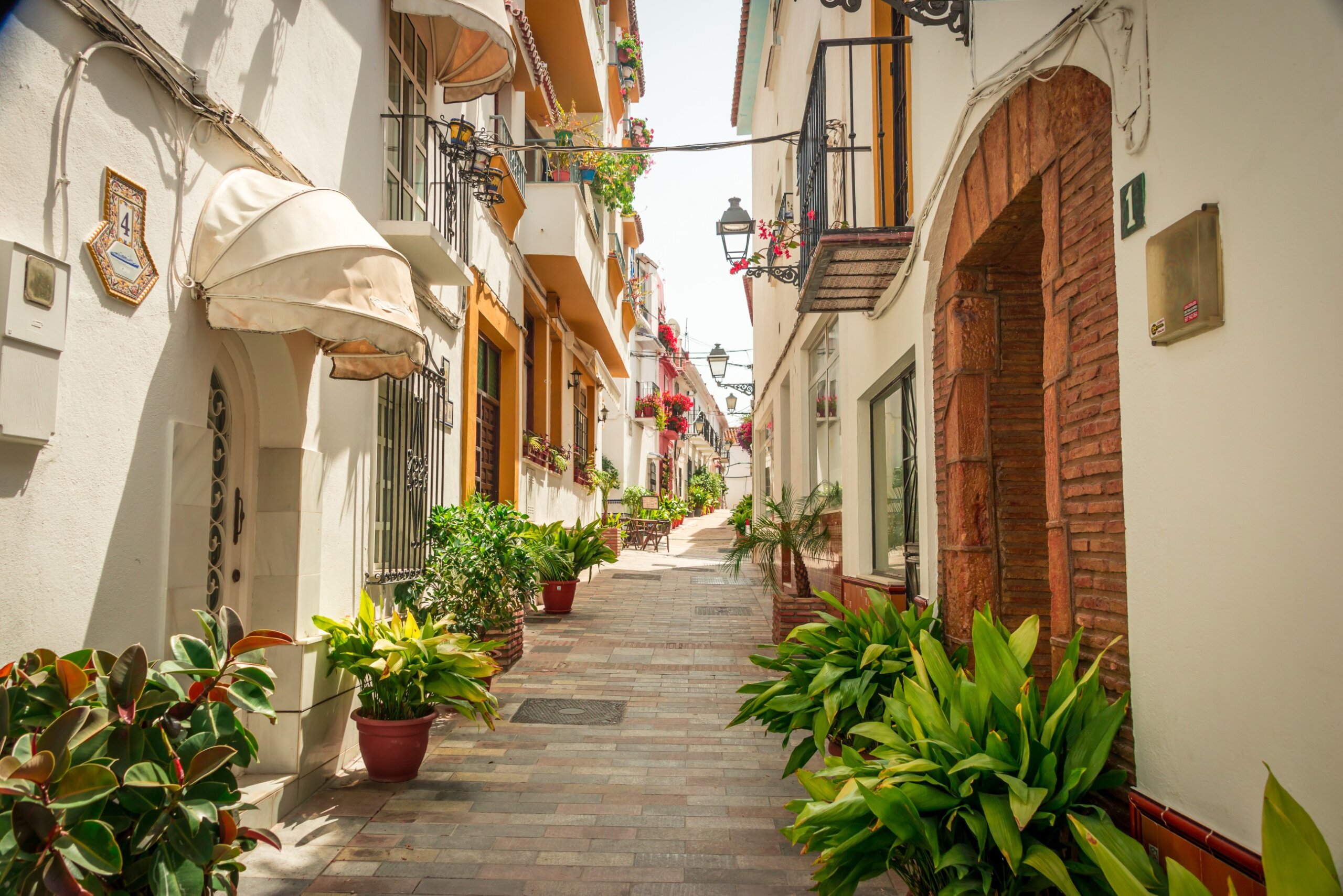Streets of Marbella.

