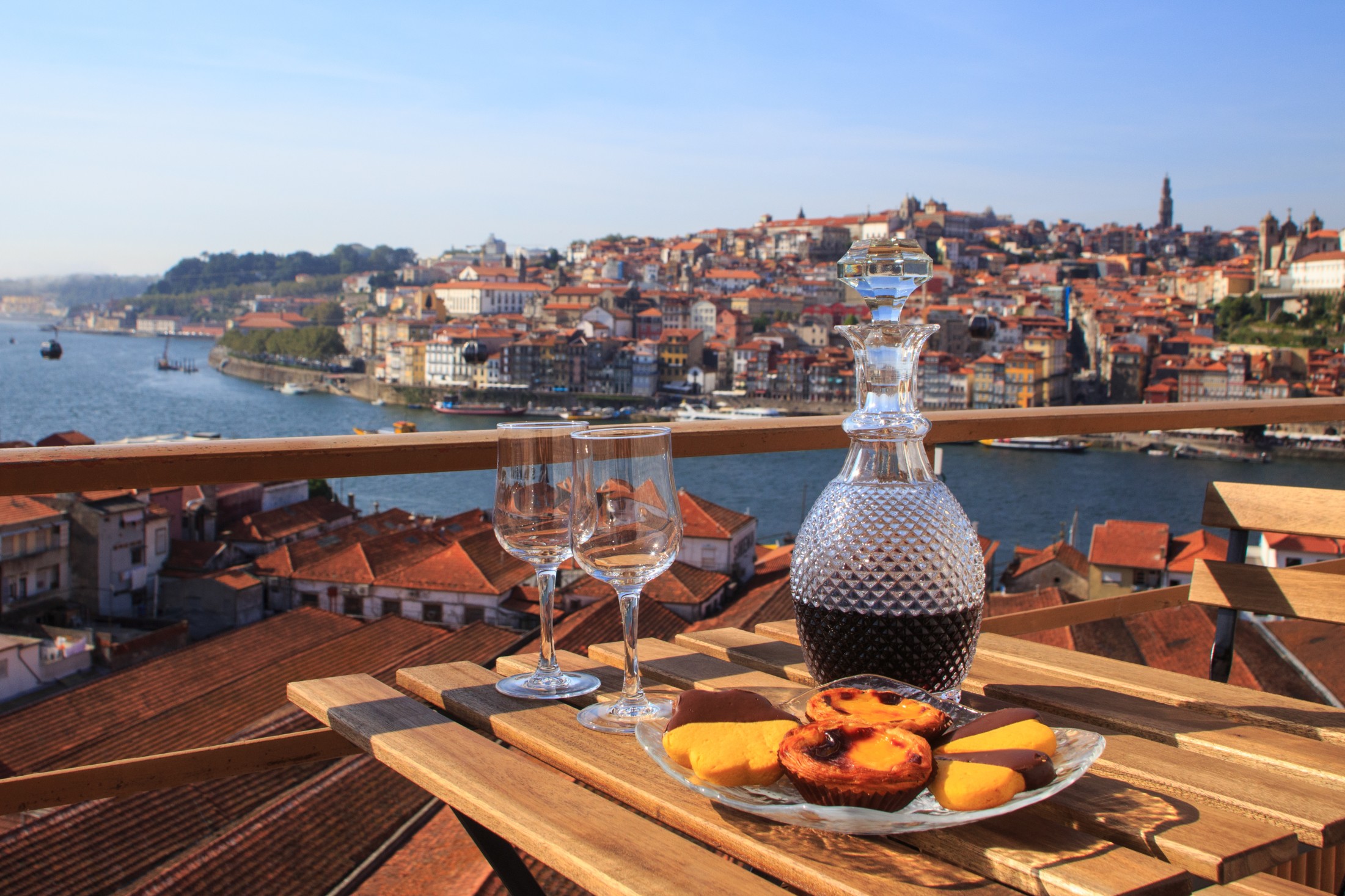 Port wine with a view
