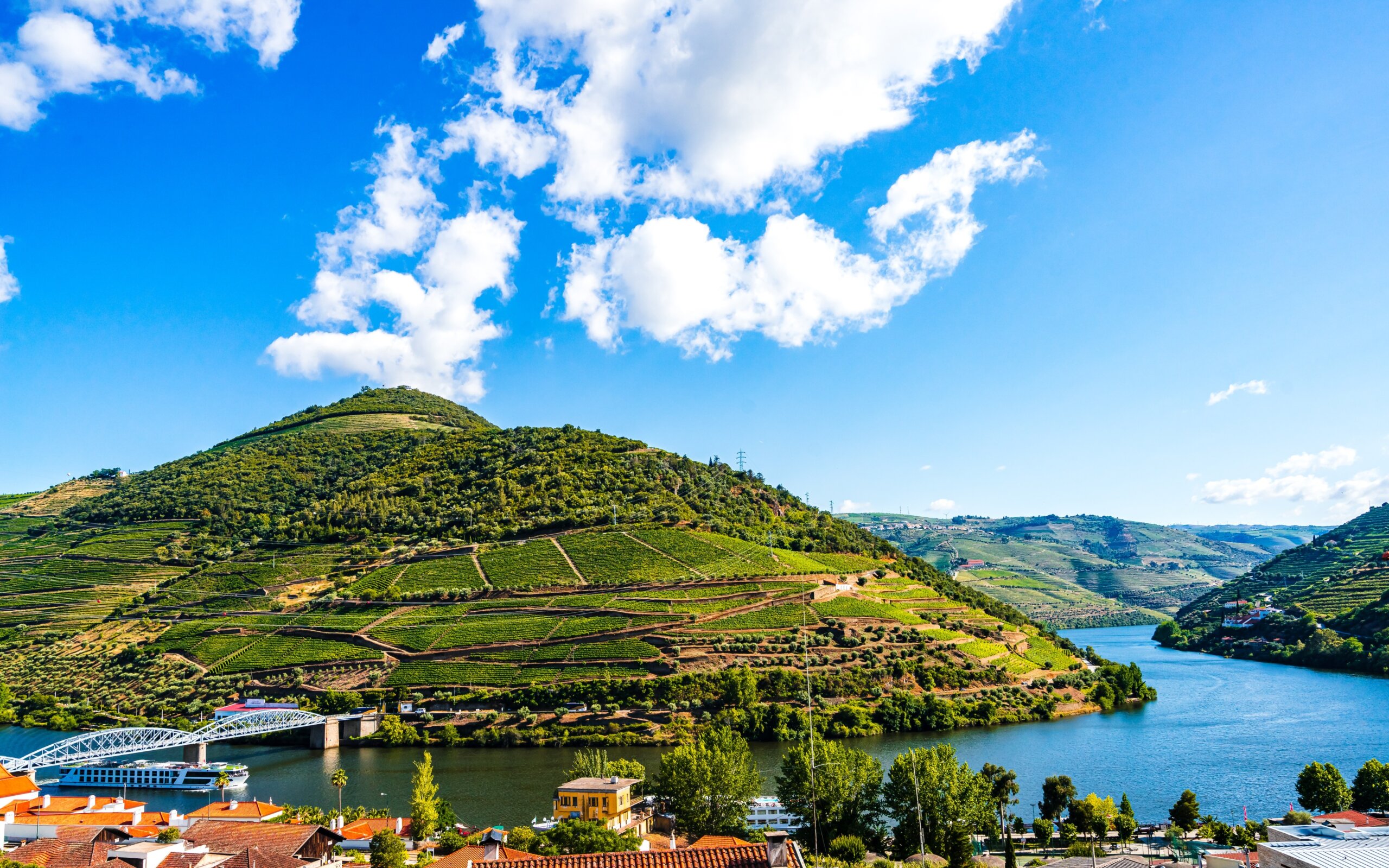 View on Landscape Of Douro Vineyards, Pinhao, Portugal
