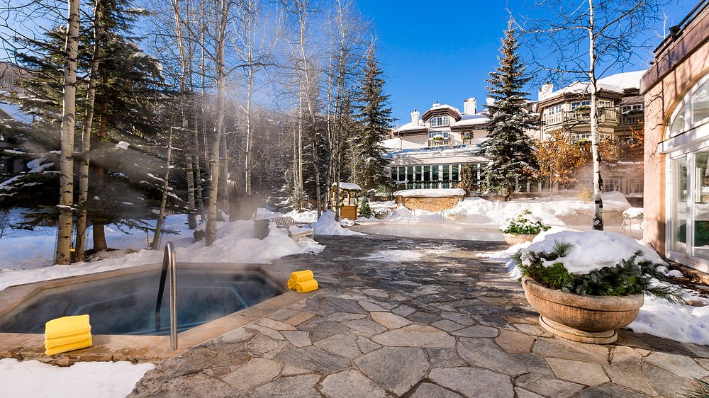 Hot tubs at Sonnenalp Vail resort