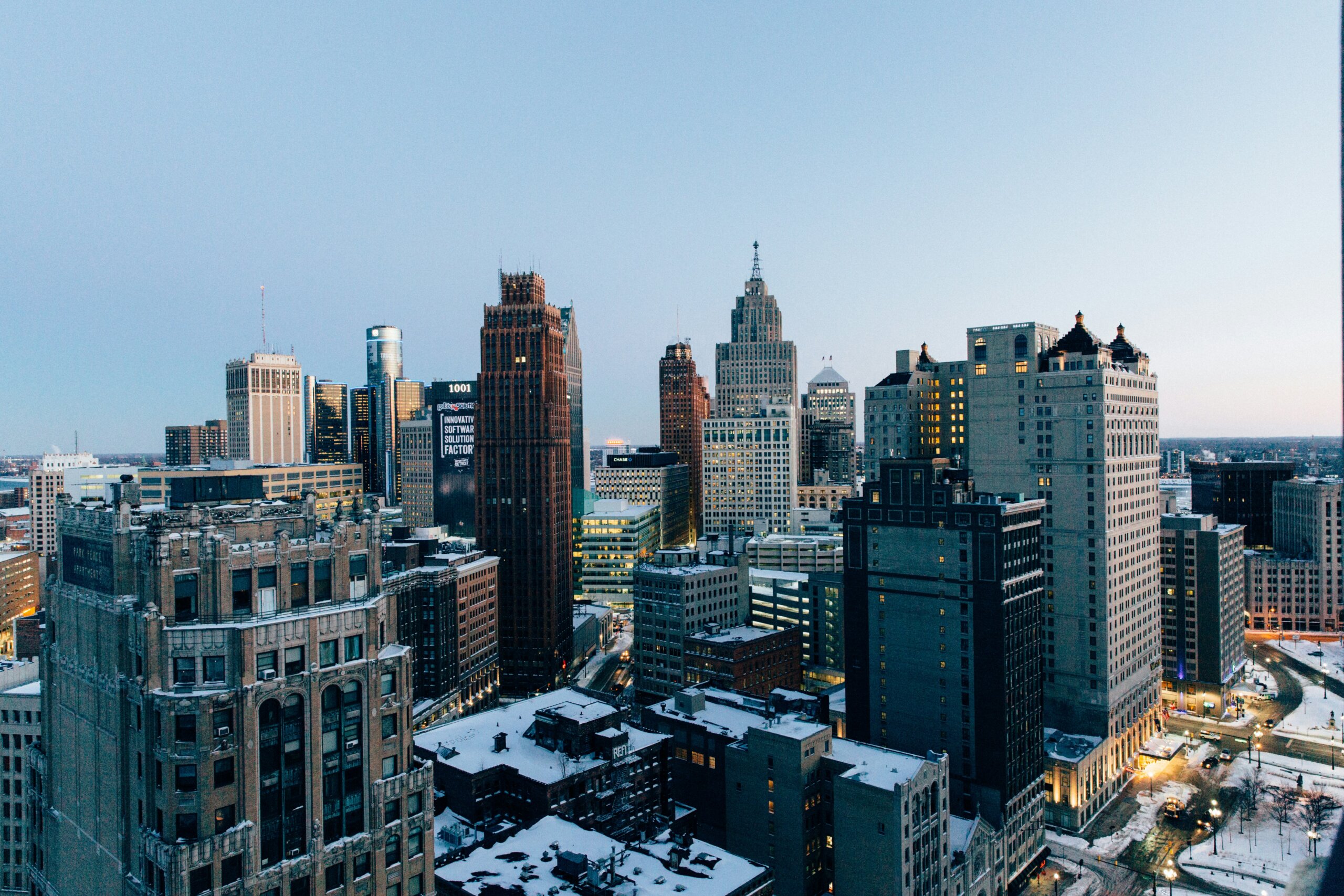 Detroit, Michigan, USA downtown