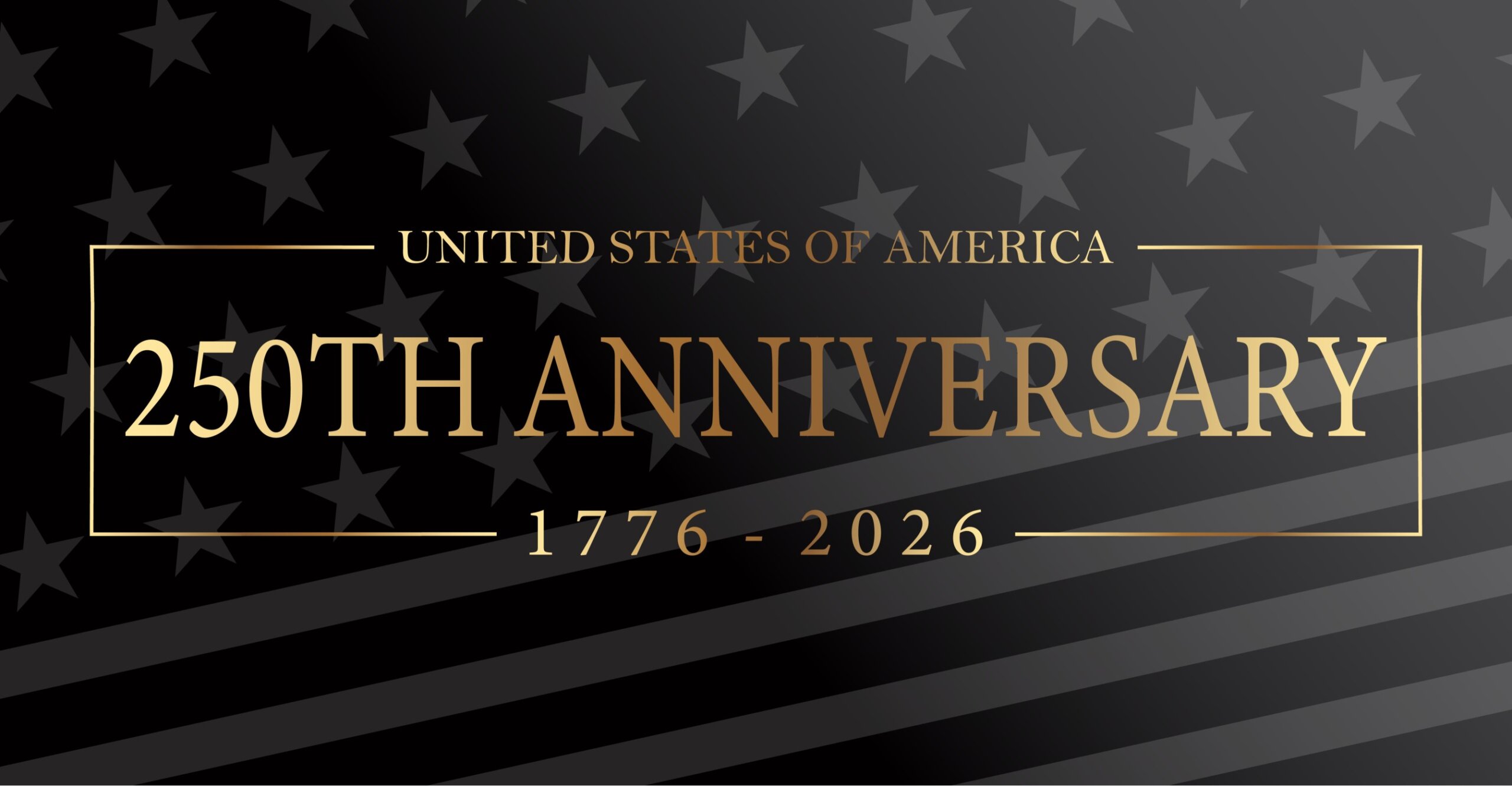 United States 250th anniversary 1776–2026 graphic for educational family trips celebrating America’s 250th birthday