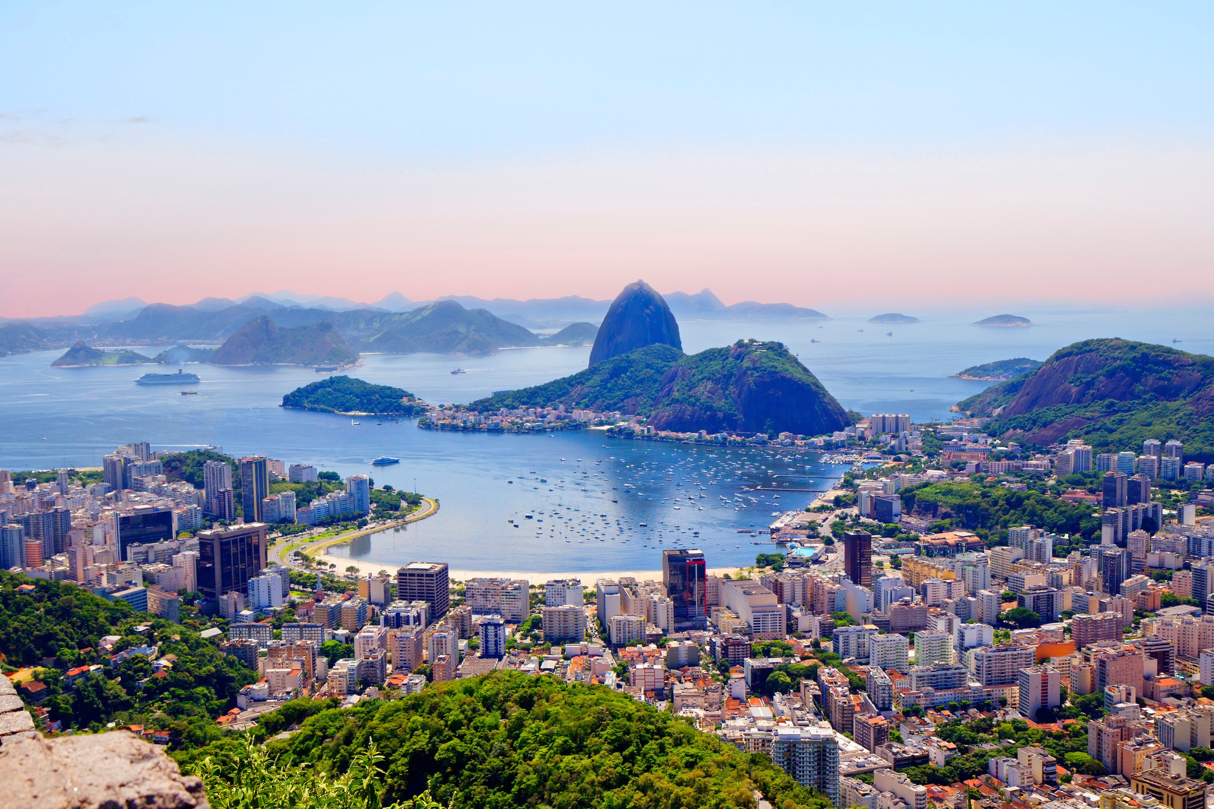 Rio de Janeiro skyline and coastline ahead of Rio Carnival 2026 celebrations