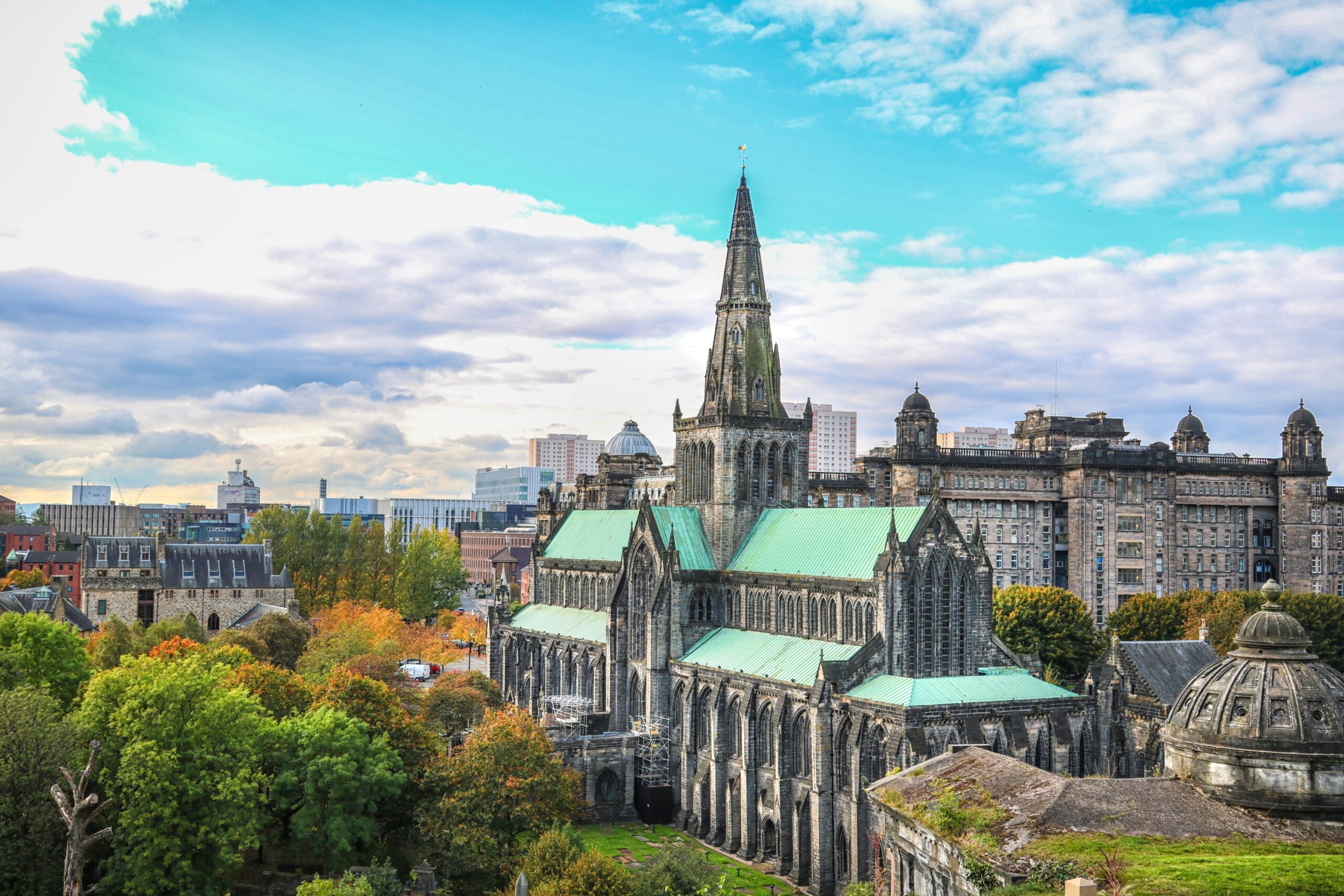 View over Glasgow Cathedral
