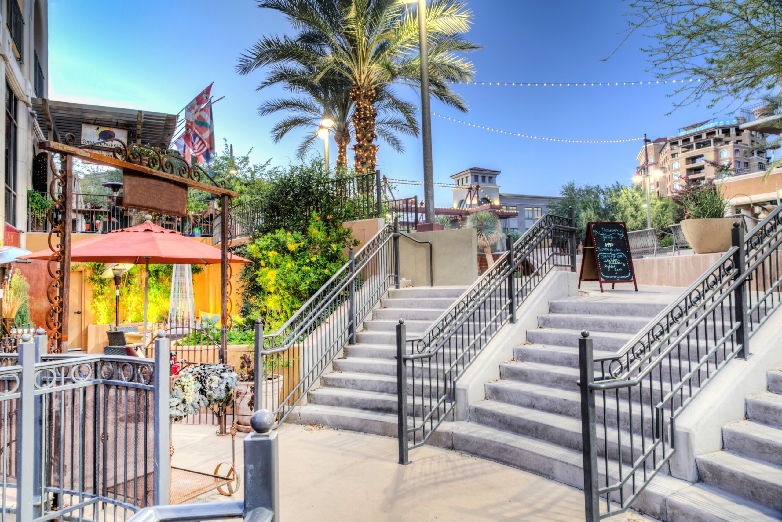 Downtown Scottsdale Arizona in the Waterfront District
