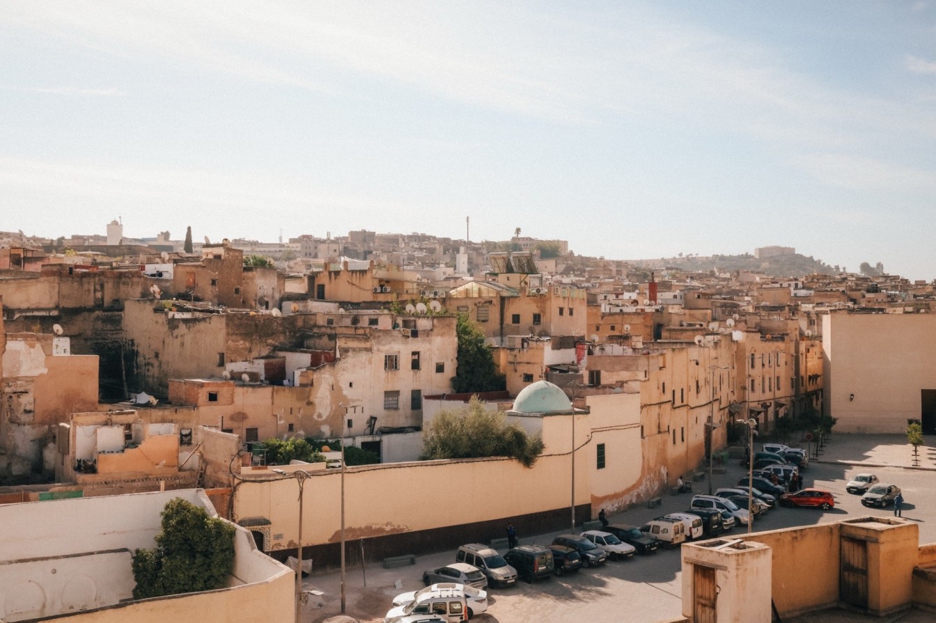 Right outside the Medina of Fes.
