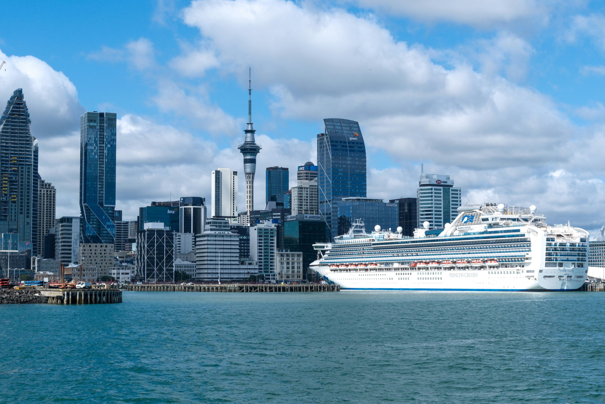 cruise ship in port