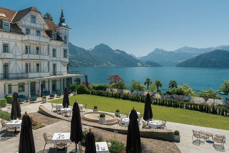 Restaurant at Chenot Palace Weggis