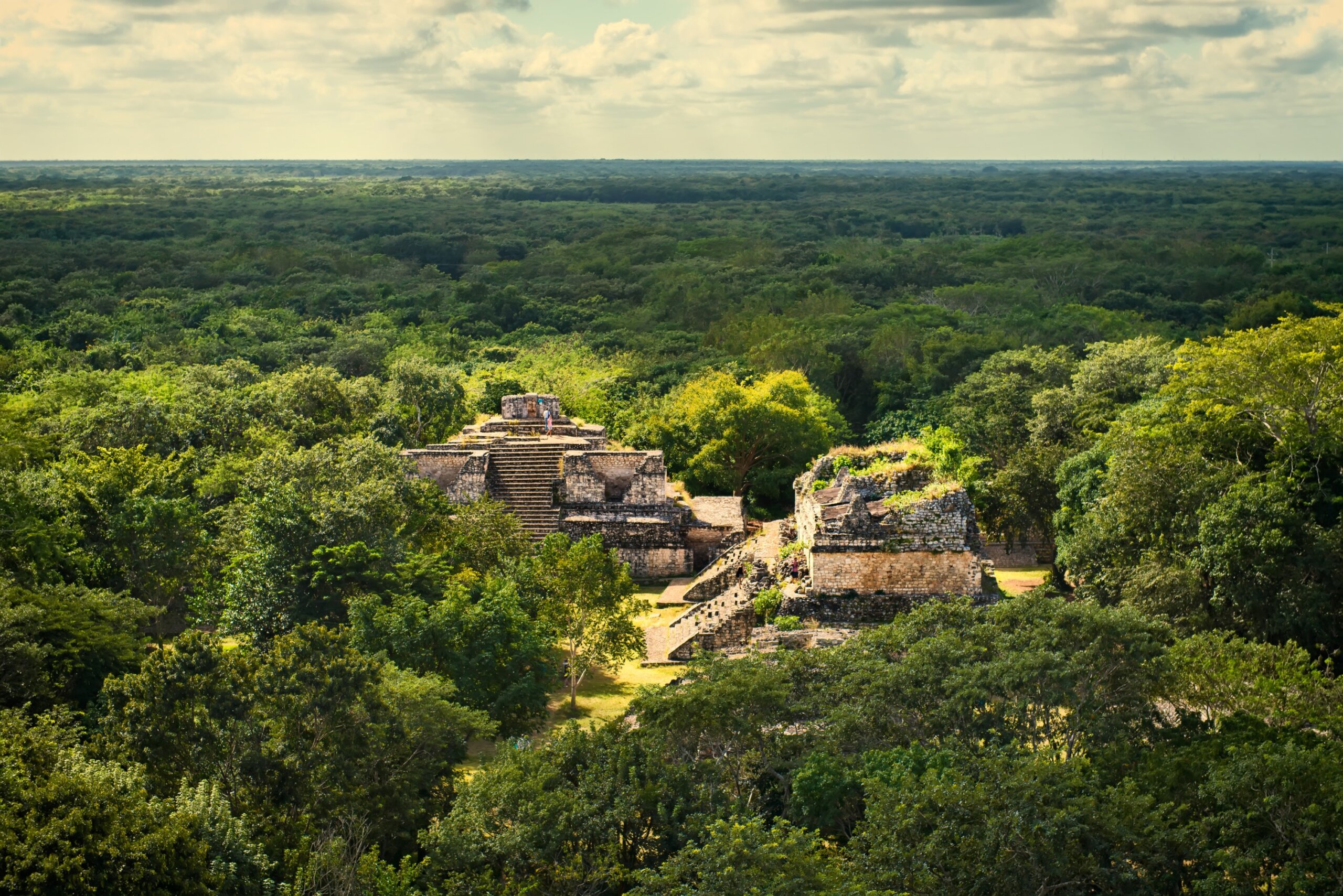 Ek Balam Mayan Archeological Site. Maya Ruins, Yucatan Peninsula
