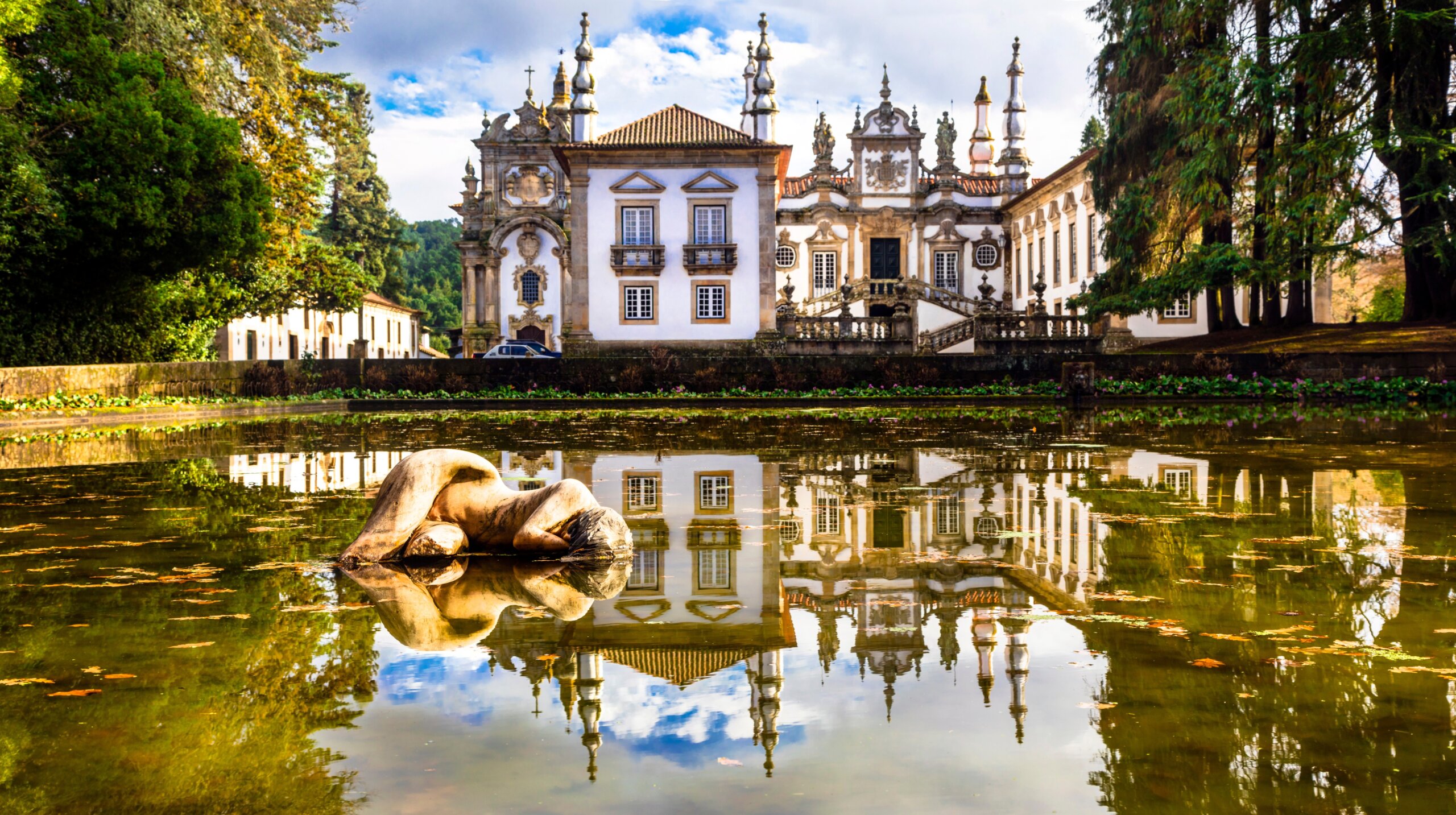 beautiful Vila real castle in Portugal - Solar de Mateus
