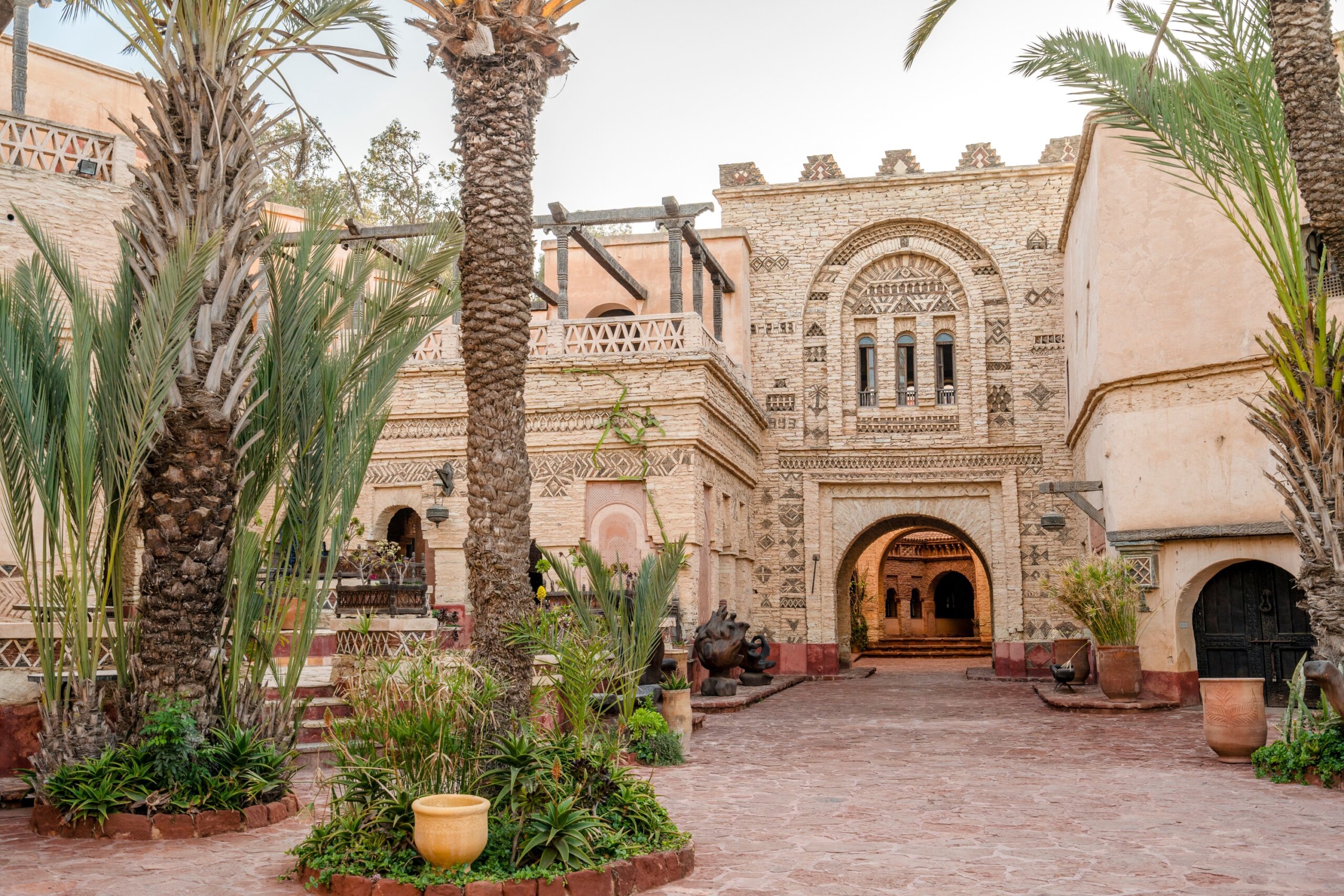 Old architecture in medina of Agadir, Morocco, Africa
