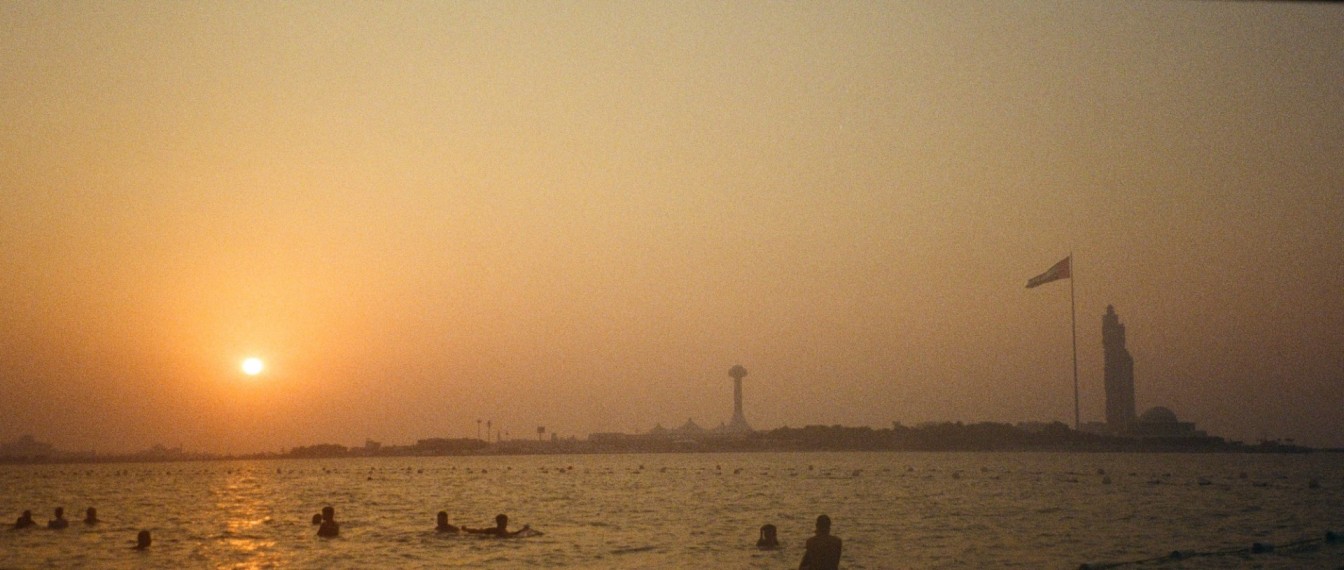 Golden hour at the beaches in Abu Dhabi.