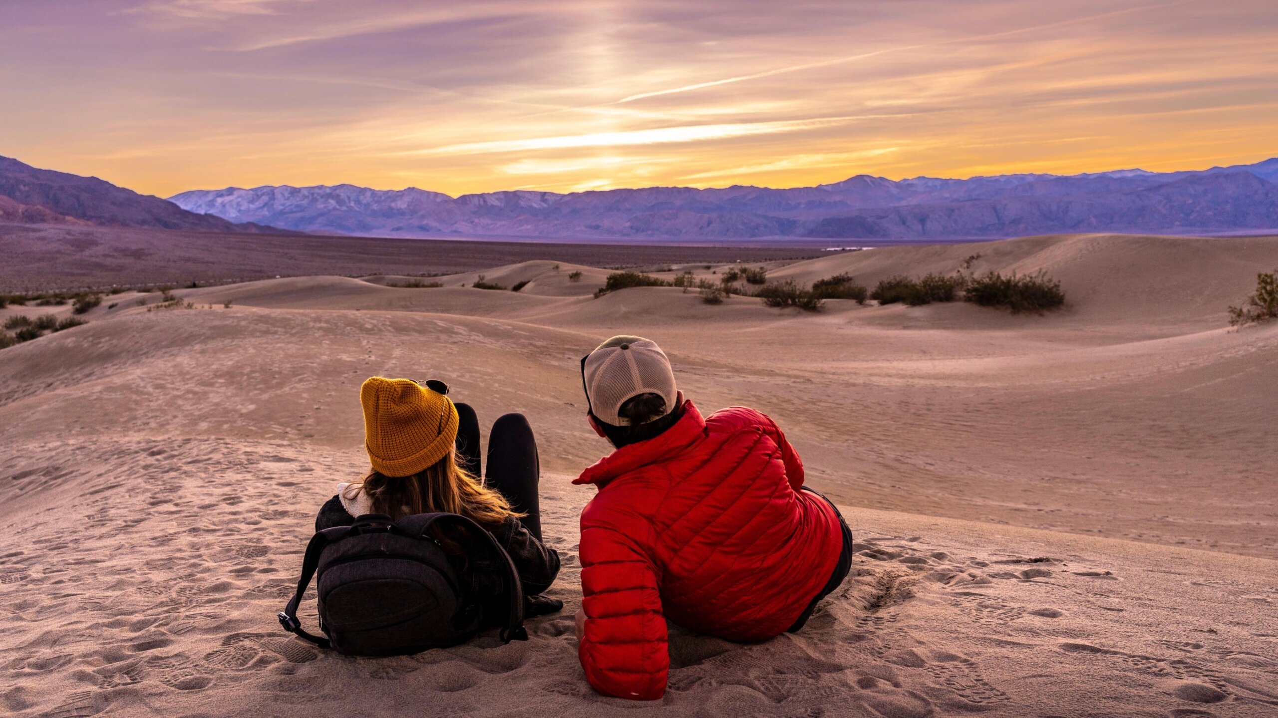 The Sand Dunes of Mesquite Flat in Death Valley National Park