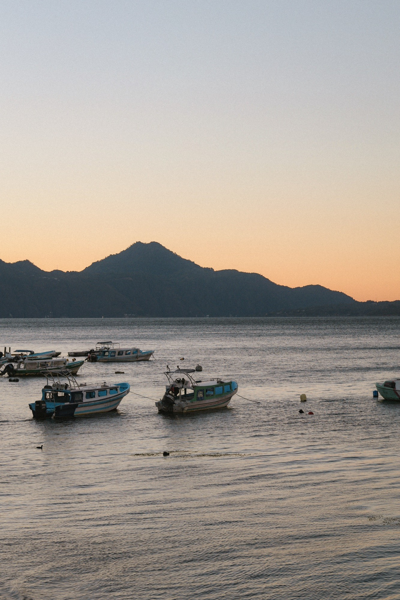 The lanchas (water taxis) of Lake Atitlan. 

