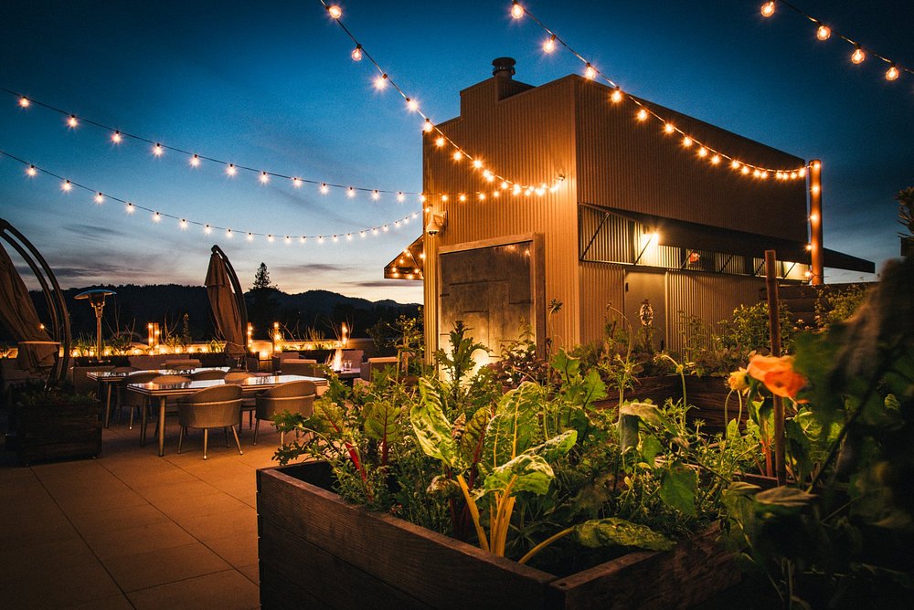 Rooftop Gardens at SingleThread Farm Restaurant
