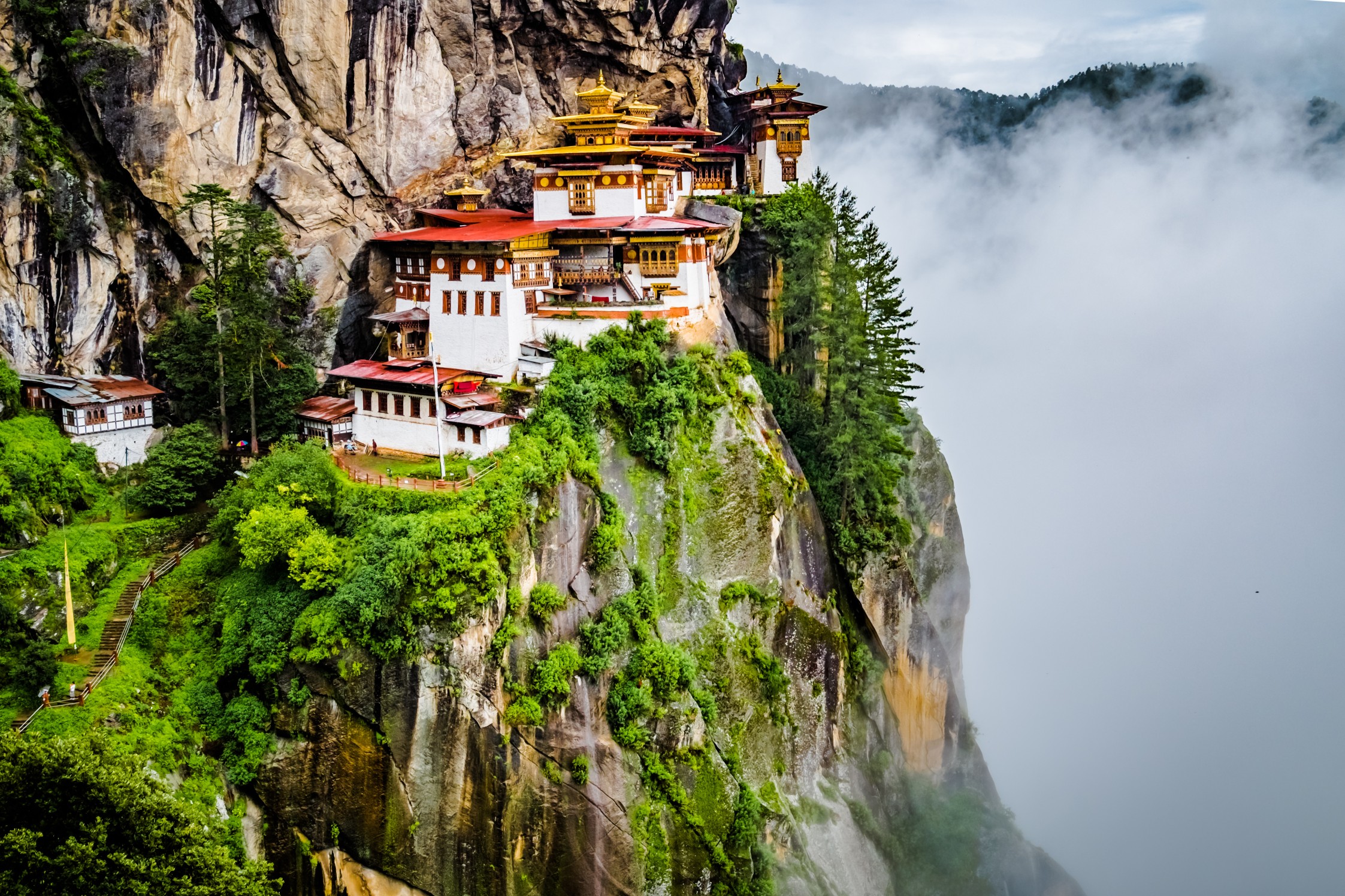 View on Tiger's nest monastery, Bhutan
