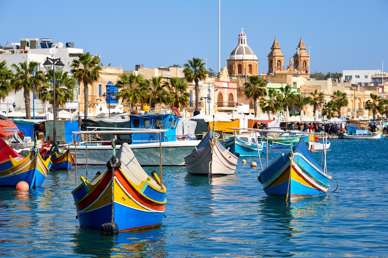 Marsaxlokk harbor
