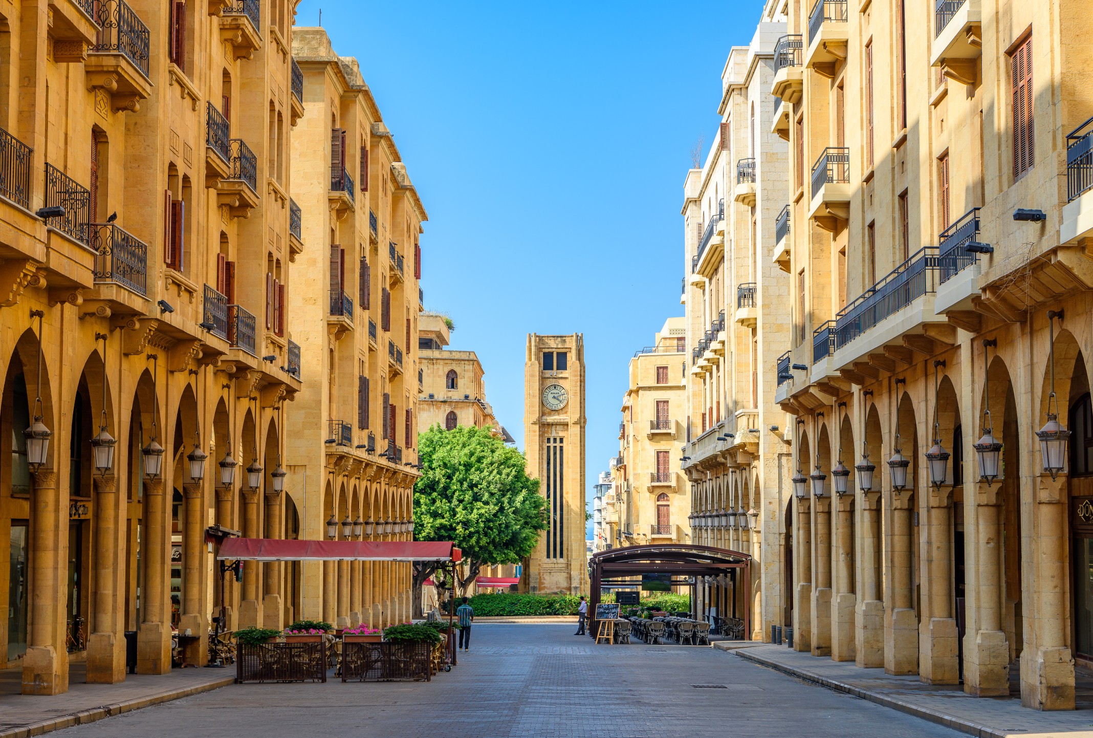 Beirut Lebanon streets downtown Beirut