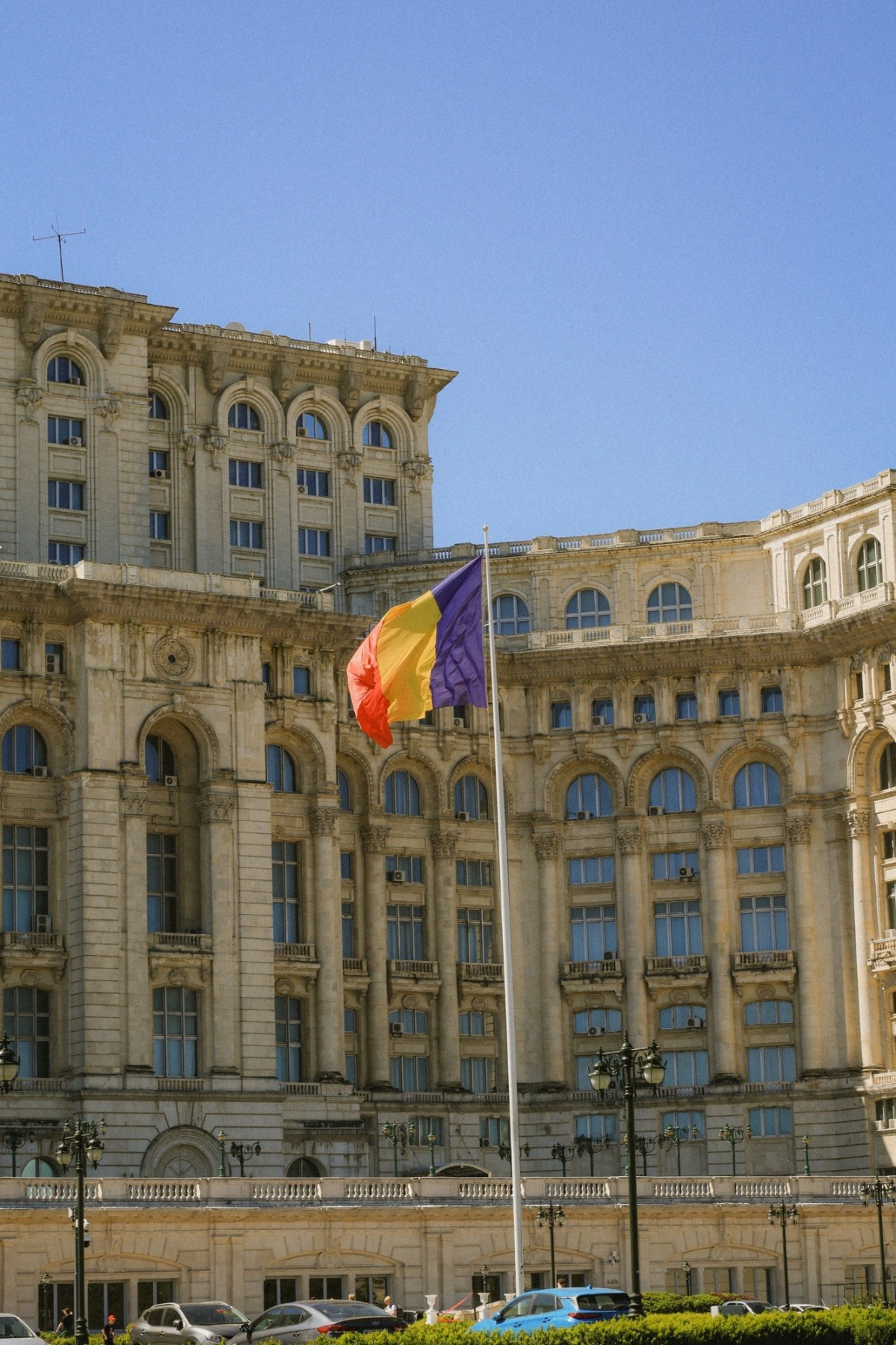 The old town of Bucharest, Romania.