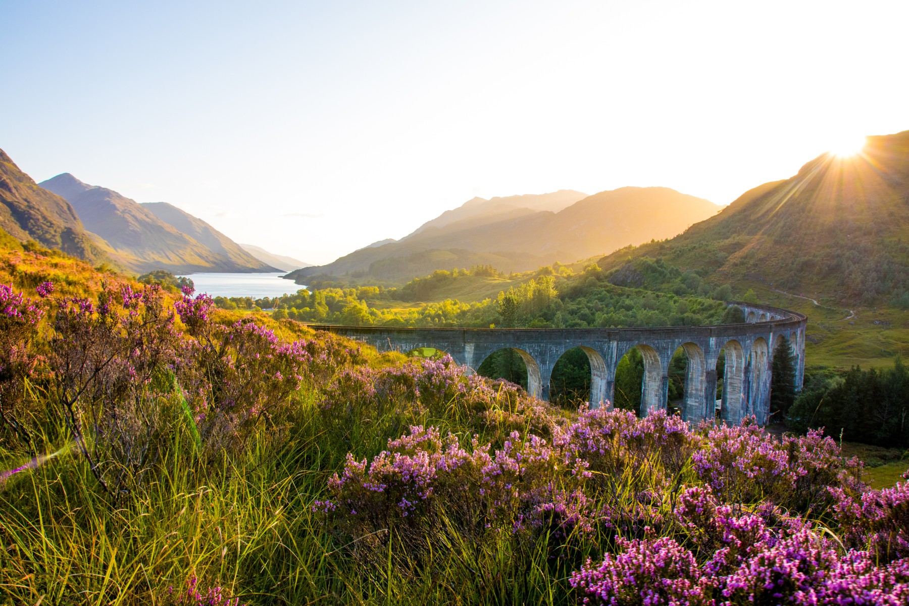 Glenfinnan Viaduct Sunset
