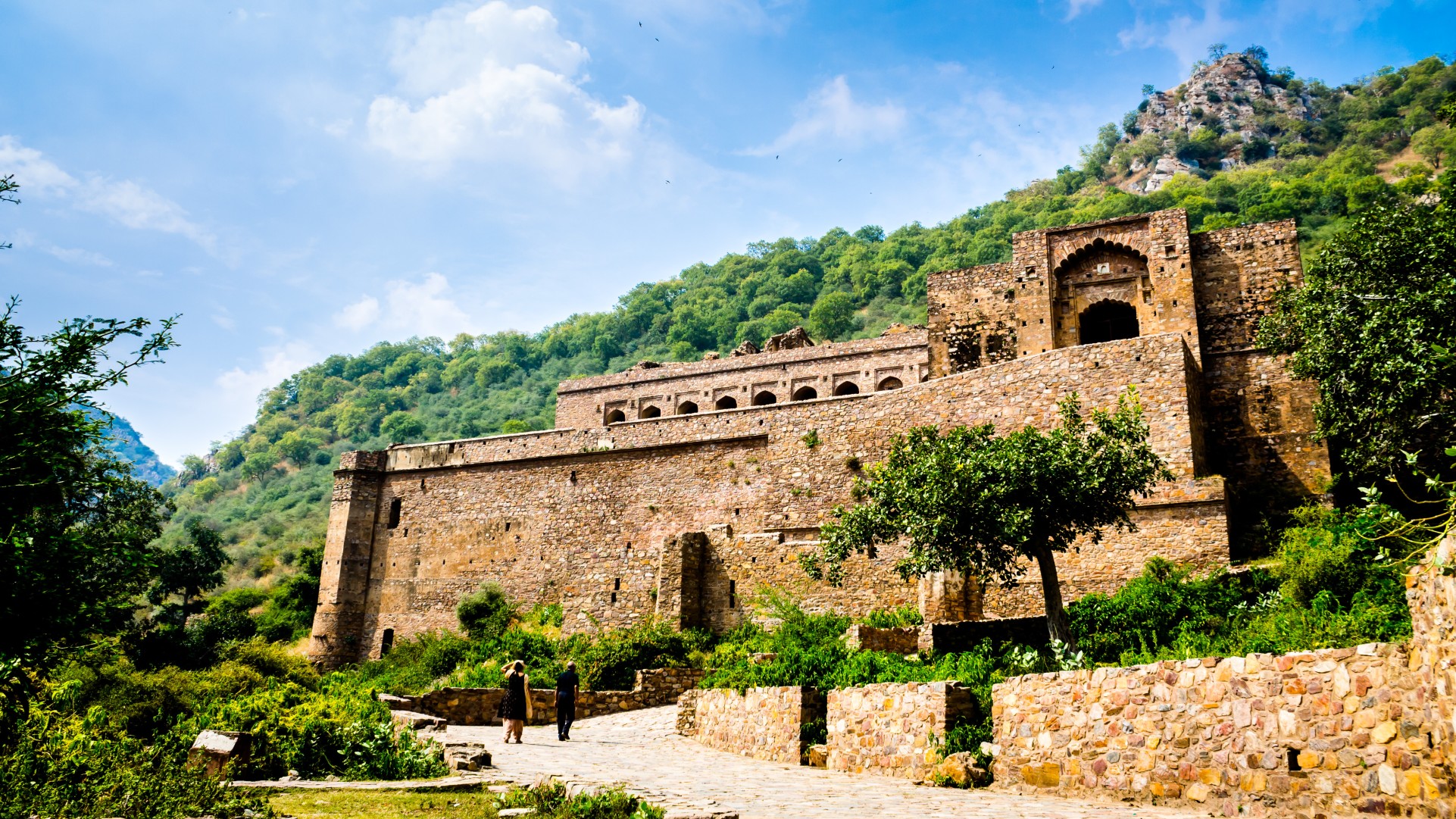 Ruins of Ancient Bhangarh Fort in Rajasthan, India
