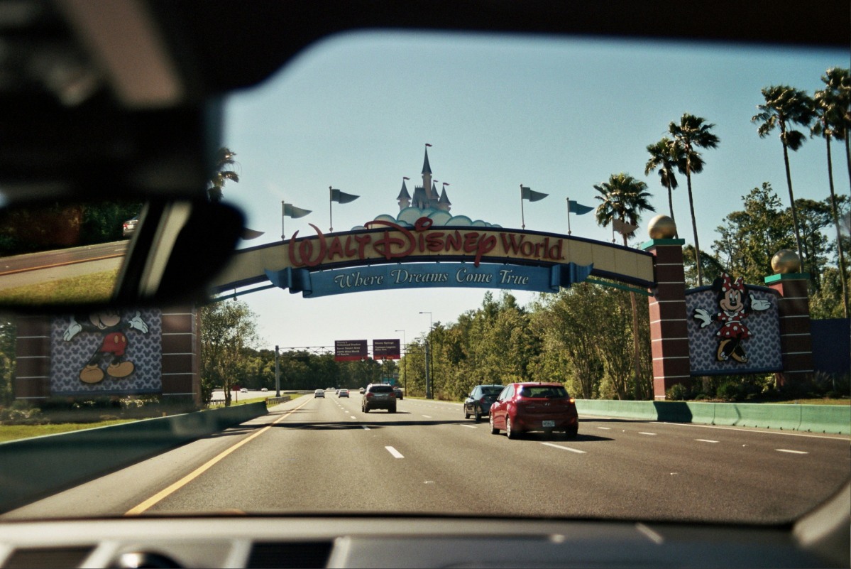 entrance to disney