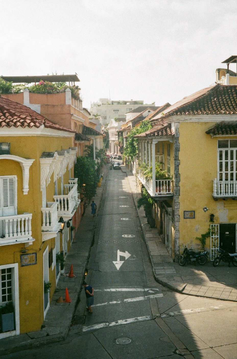 The beautiful colors of Cartagena, Colombia. 
