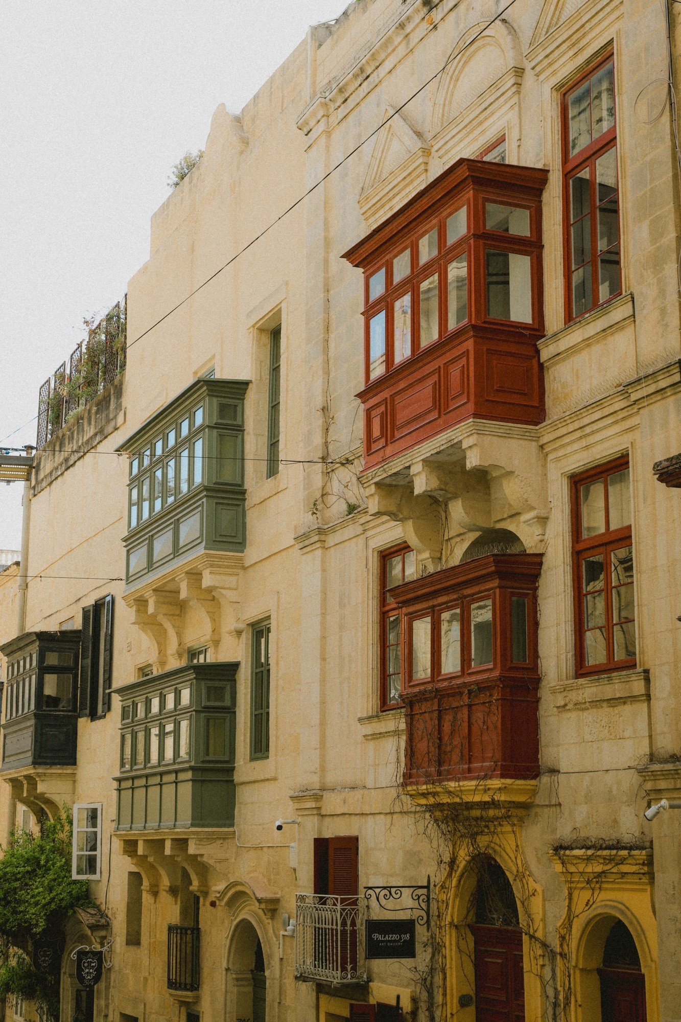 Architecture around the capital city of Valletta.