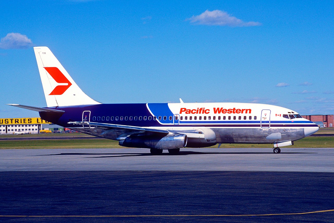 Pacific Western Airlines Boeing 737-200 - C-FPWP September 1981
