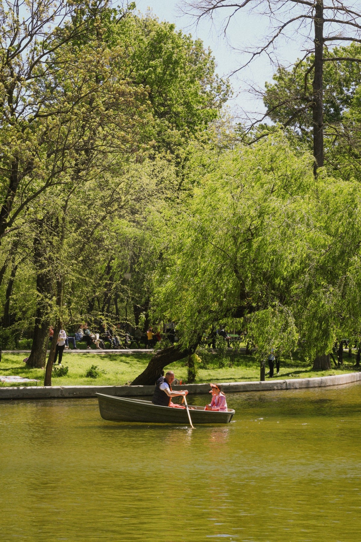 Views from one of the many parks scattered around Bucharest, Romania. 
